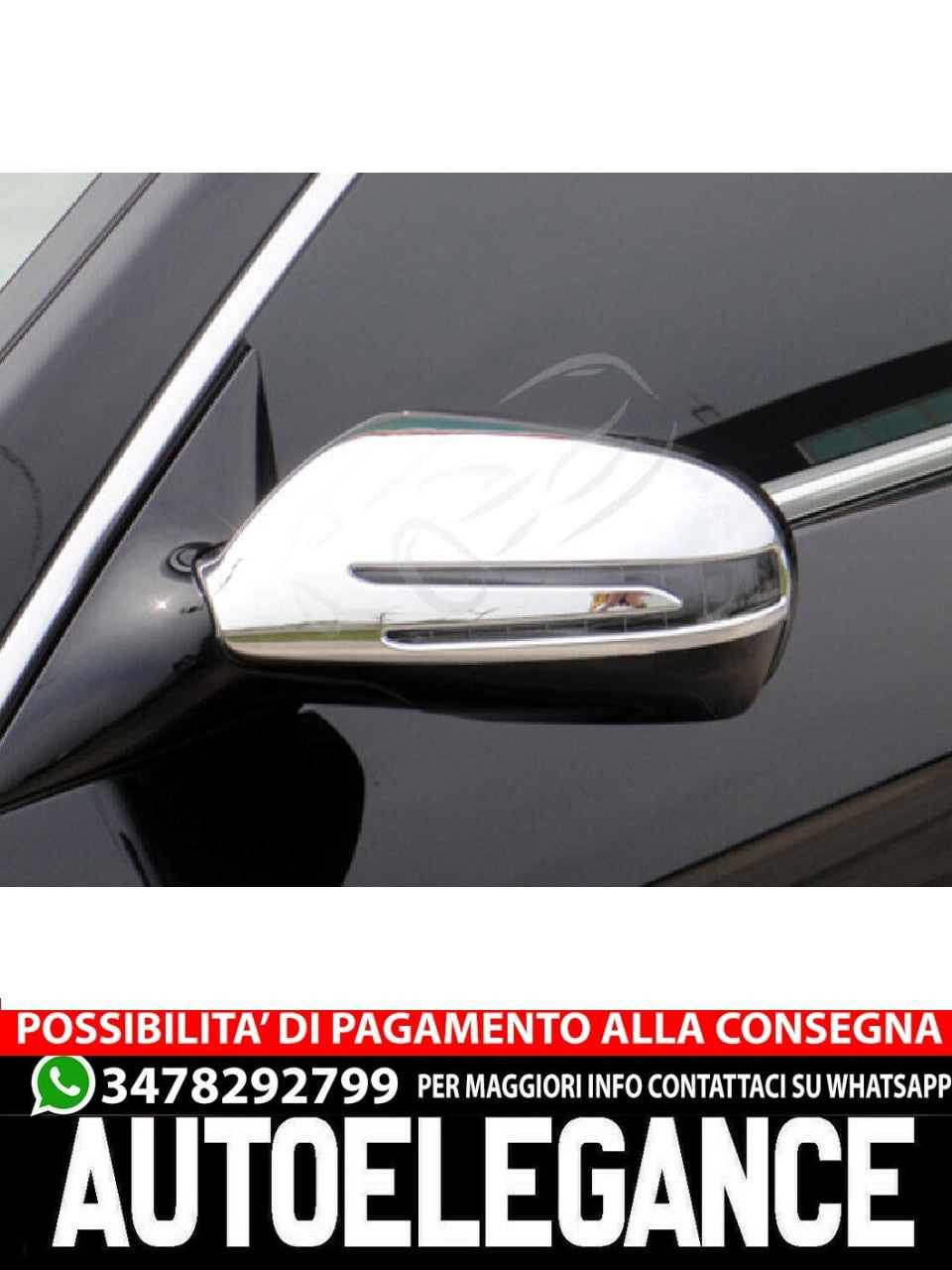 PER MERCEDES W207 R171 CL203 W219 R230 TAPPI SPECCHIETTI CROMATI