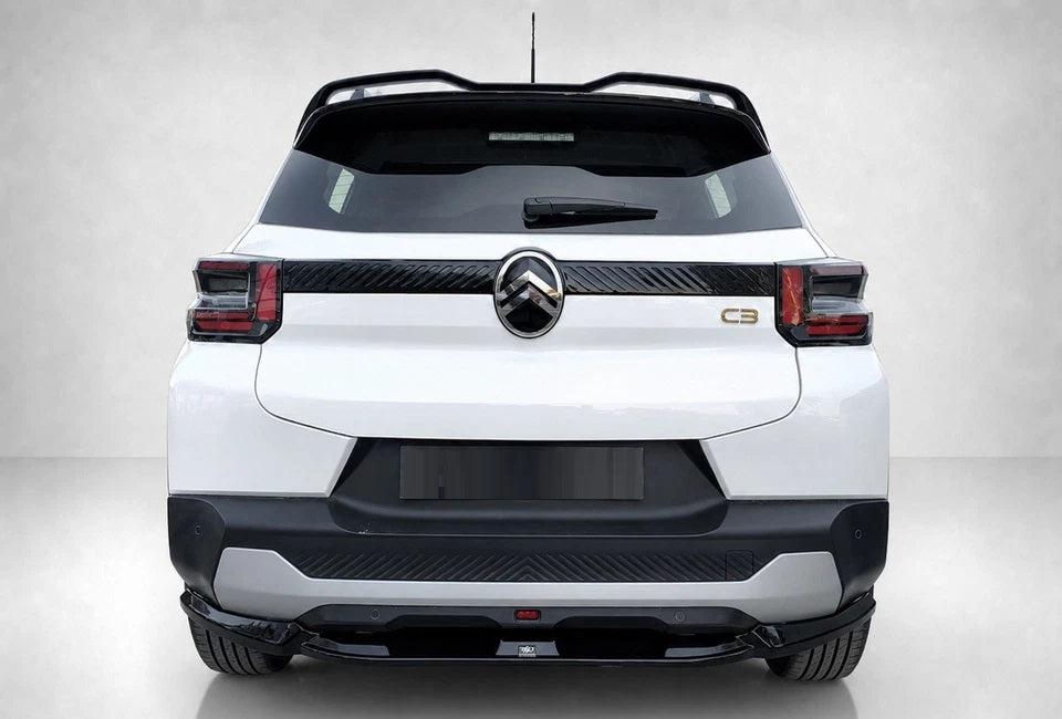 👉Splitter posteriore per Citroën C3 MK4 (2024-) ABS nero lucido👈