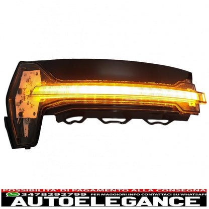 osram dynamic full led mirror turn signals ledriving dmi suitable for audi a3 s3 8v (2013-) rs3 8va (2015-) black 