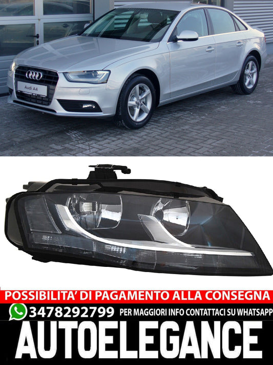 Scheinwerfer rechts für Audi A4 8K Limo Avant 2007-2011 H7 + LWR Stellmotor TYC