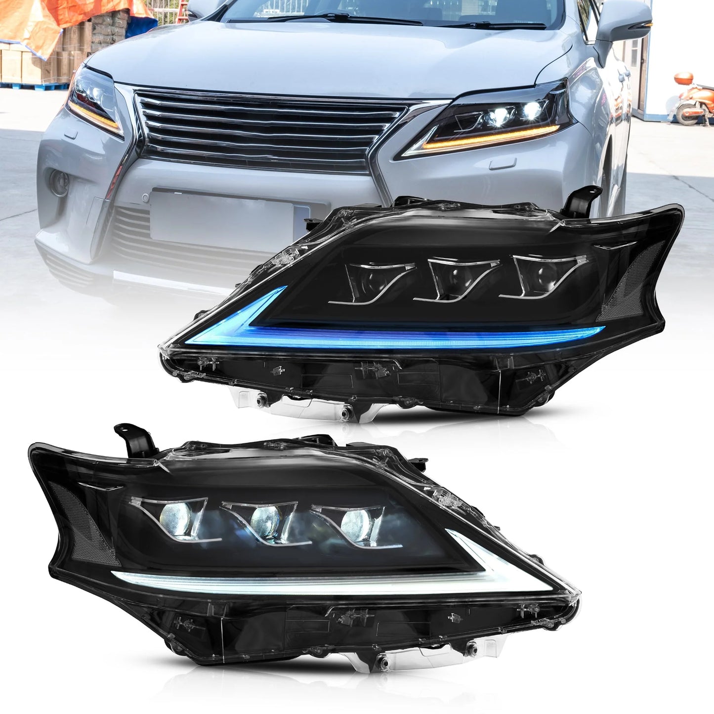 Fari per Lexus RX350 RX450H 2013-2015 terza generazione [per modelli Xenon]