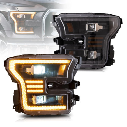 Fari per proiettori a LED per modelli alogeni FORD F150 2015-2017 (non adatti per Raptor)