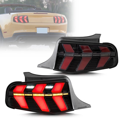 Luci posteriori a LED complete per Ford Mustang 2010-2012 con animazione di avvio Luci di marcia