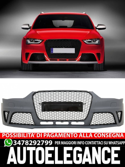 Front bumper suitable for Audi A4 B8 Facelift (2012-2015) RS4 Design