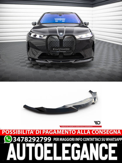 SPLITTER ANTERIORE ADATTO PER V.2 BMW IX M-PACK I20  (2021 - )