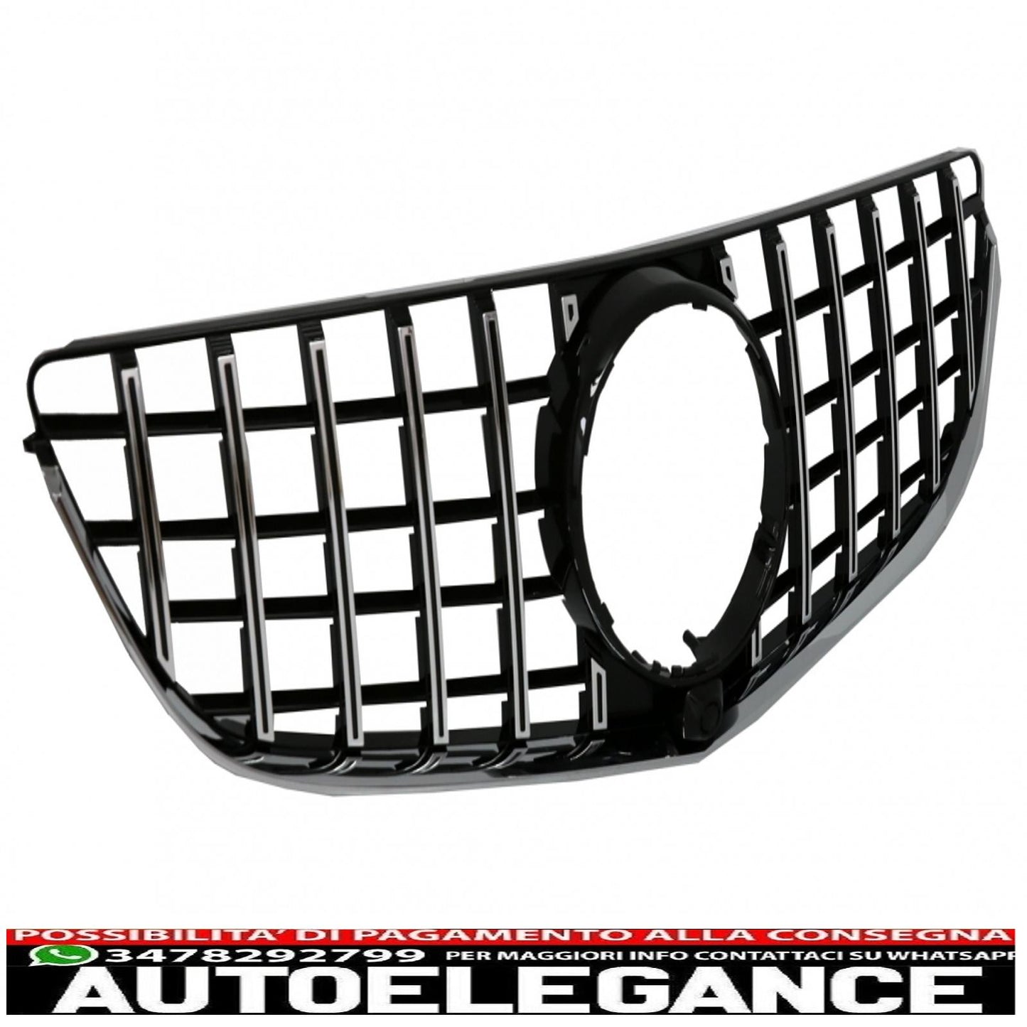 front grille suitable for mercedes e class c207 w207 a207 facelift (2013-2017) coupe cabrio gtr look