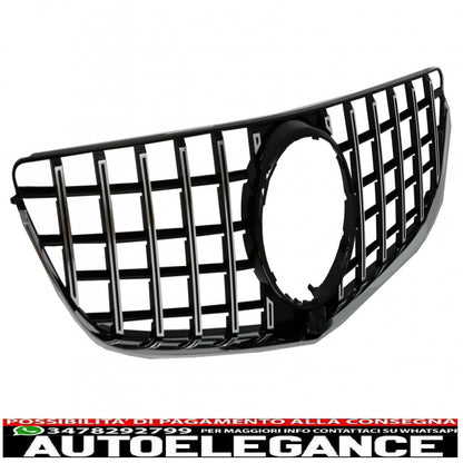 front grille suitable for mercedes e class c207 w207 a207 facelift (2013-2017) coupe cabrio gtr look