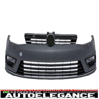 front bumper and bi-xenon look led headlights with sequential dynamic direction indicators suitable for vw golf vii 7 (2013-2017) r-line look