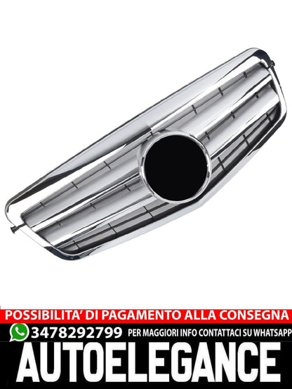 Griglia per Mercedes W212 S212 2009-2013 argento cromato AMG