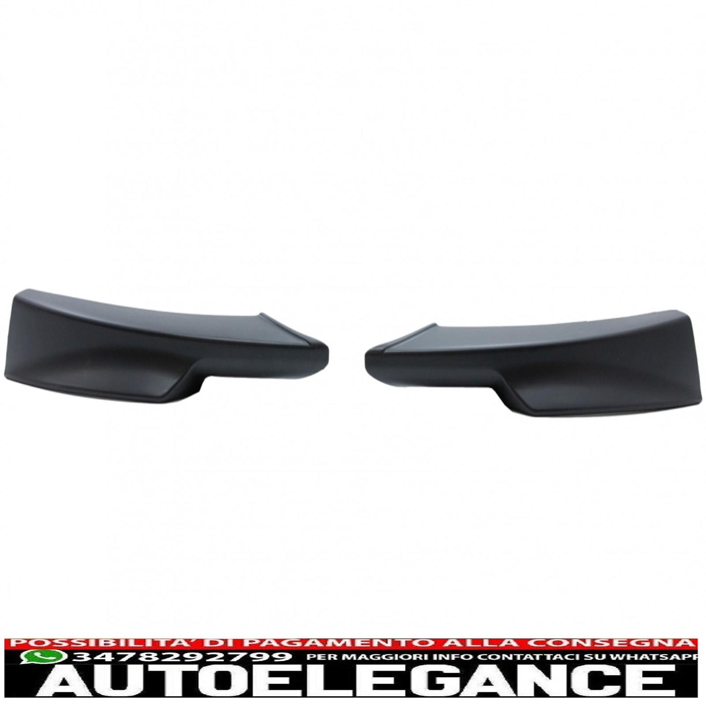 Front bumper splitter spoiler suitable for bmw 3 series e90 e91 lci (09.2008-2011) m-tech look