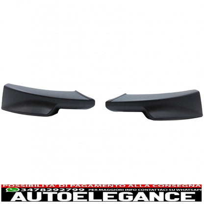 Front bumper splitter spoiler suitable for bmw 3 series e90 e91 lci (09.2008-2011) m-tech look