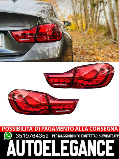 Red OLED Dynamic Rear Lights Suitable for BMW 4 Series F32 F33 F36 F82 