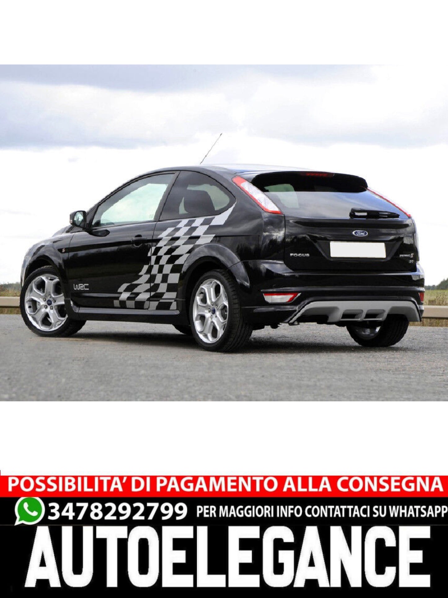 SOTTOPARAURTI POSTERIORE FORD FOCUS 2 ZETEC S STYLE modello restyling 2008-2010