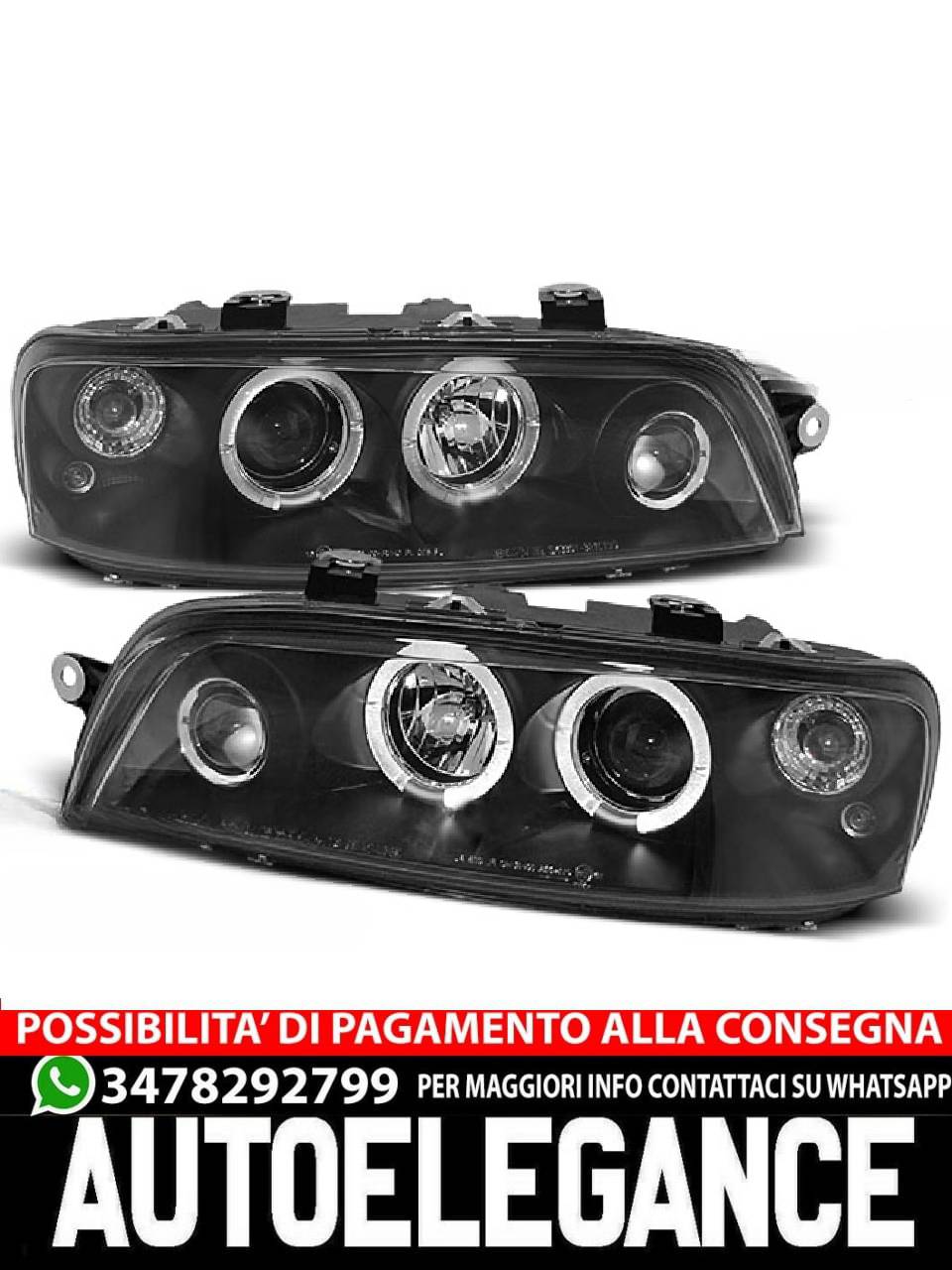 FIAT PUNTO 2 10.99-06.03 ANGEL EYES NERO