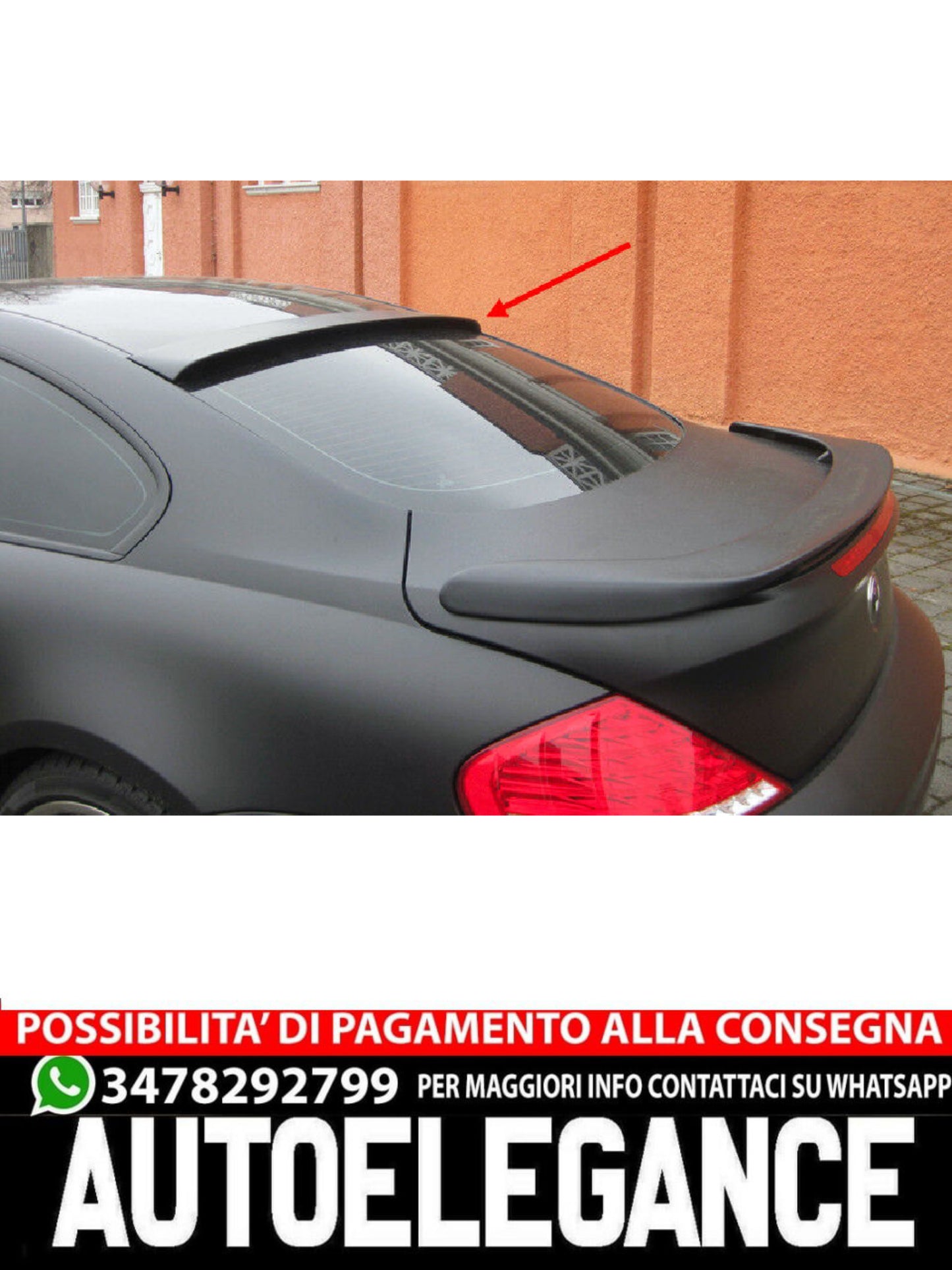 SPOILER TETTO ADATTO PER BMW SERIE 6 E63 (2003-2010)