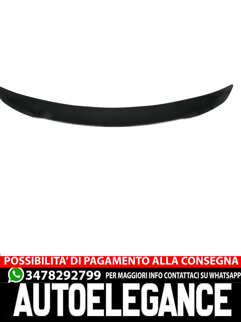 Spoiler posteriore ala posteriore adatto per Mercedes CLA classe W118 C118 nero