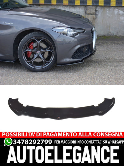 SPLITTER FRONTALE ADATTO PER V.1 ALFA ROMEO GIULIA VELOCE 2015-