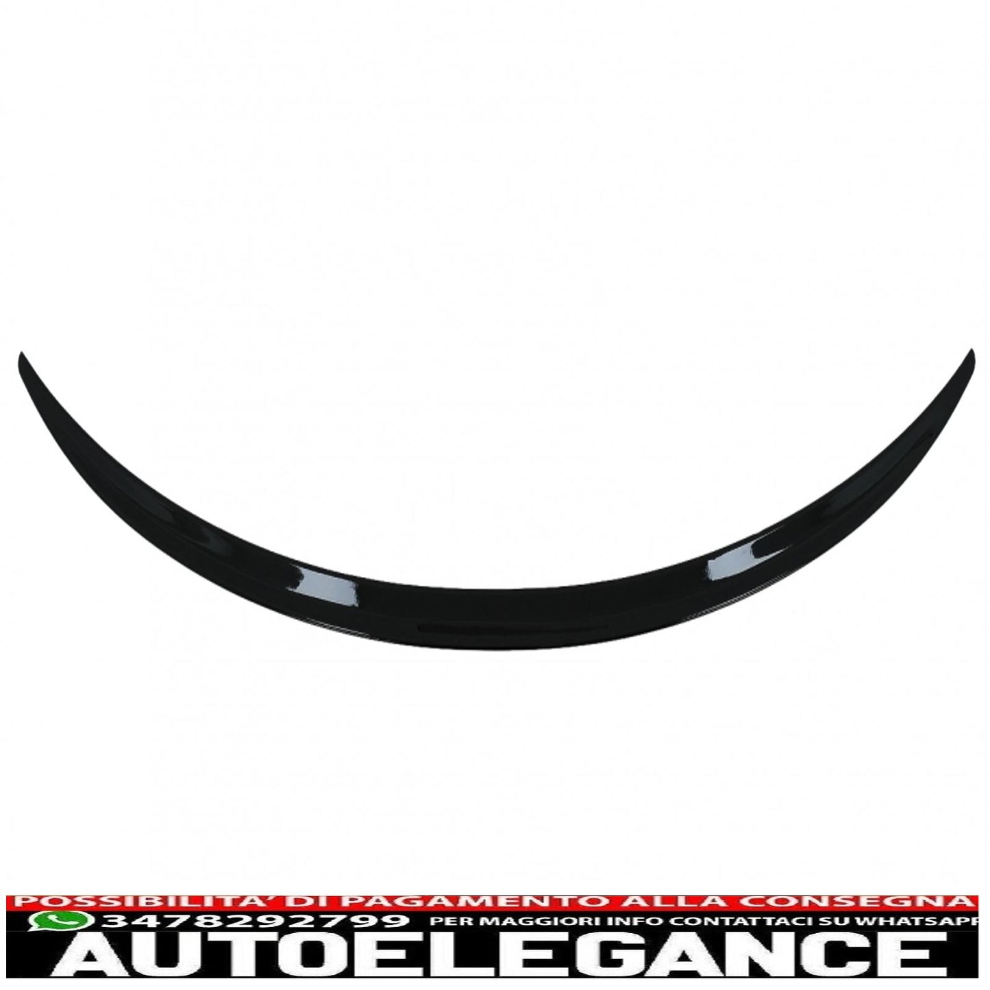 Boot Spoiler Suitable For Mercedes E Class C238 Coupe (2016-up) Piano Black 