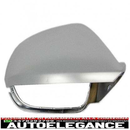 Custodia completa copri specchietti adatta per audi a6 4g c7 (2011-2018) limousine avant estinzione alluminio design rs6 con assistenza laterale AUTOELEGANCERICAMBI