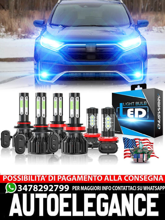 For Honda CR-V CRV 2015-2020 LED Headlight + Fog Lamp Kit