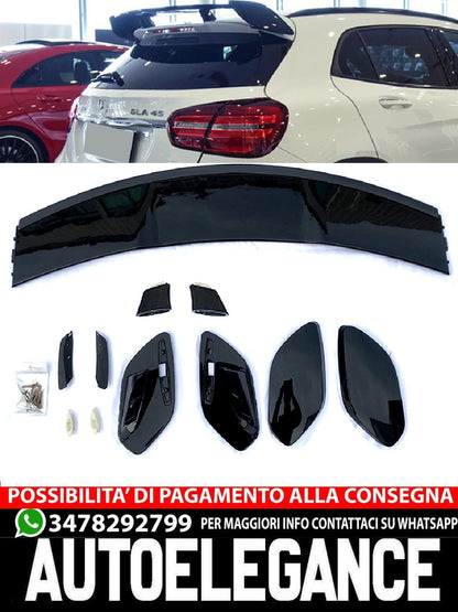 For Mercedes X156 GLA CLASS ROOF SPOILER REAR WING AMG BLACK OPTIC 