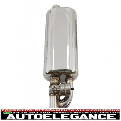 Universal Exhaust Muffler System with Valve and Wireless Remote Control 