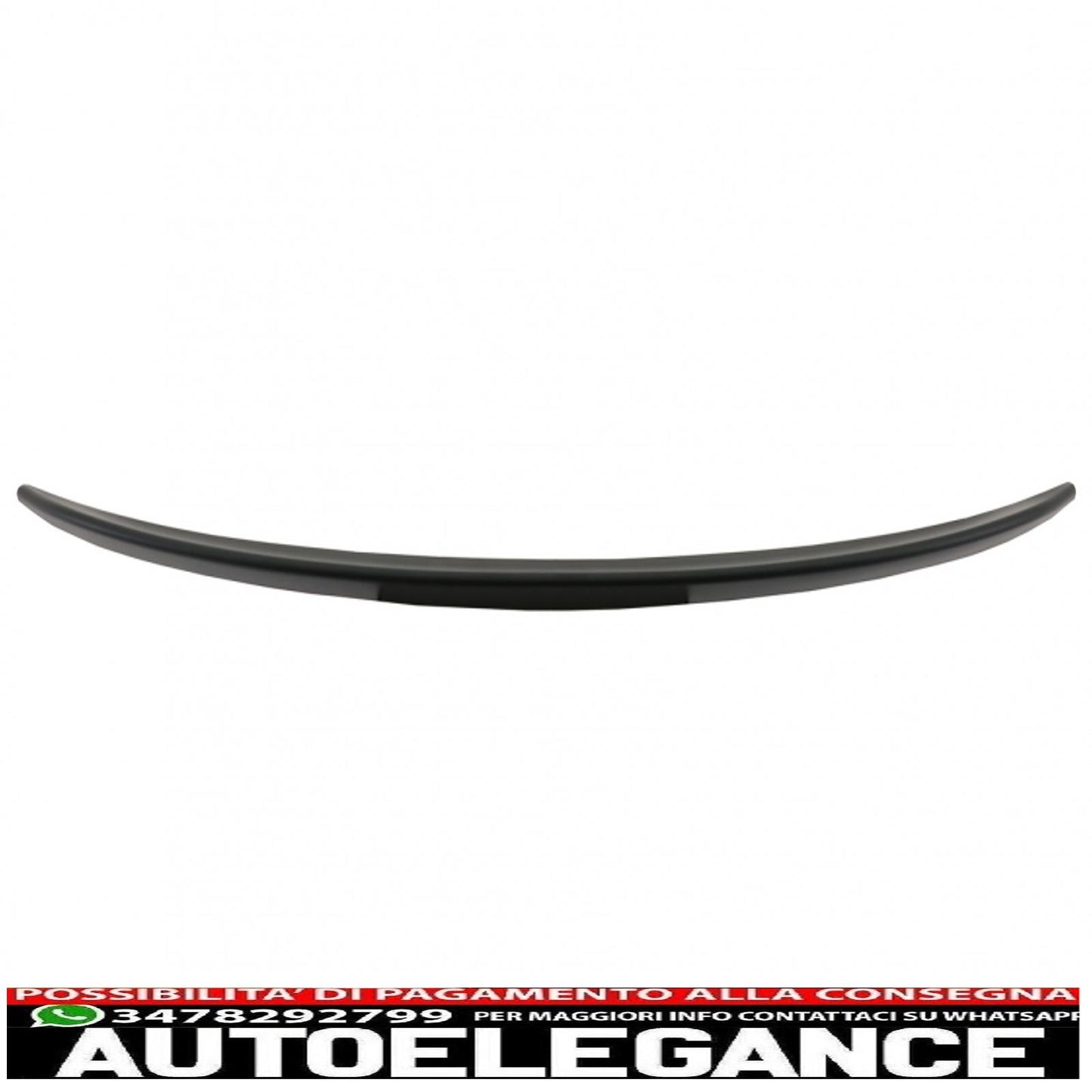 Trunk lid spoiler suitable for mercedes cla c117 w117 (2013-2018) matt black 