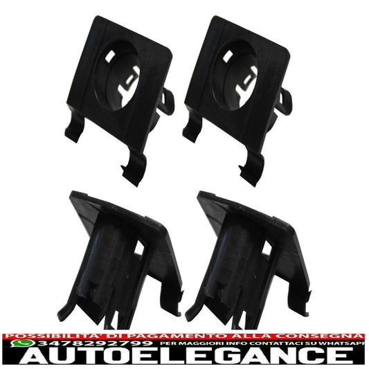 4 supporti per sensore di montaggio con staffa di parcheggio per paraurti PDC da 24 mm AUTOELEGANCERICAMBI