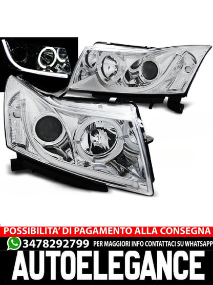 FARI PER CHEVROLET CRUZE 09-12 TUBE LIGHT CROMATI