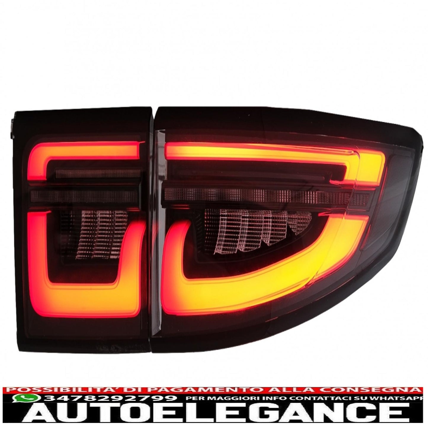 LED Rear Lights suitable for Land Rover Discovery Sport L550 (2014-2019) conversion to smoke 2020 onwards