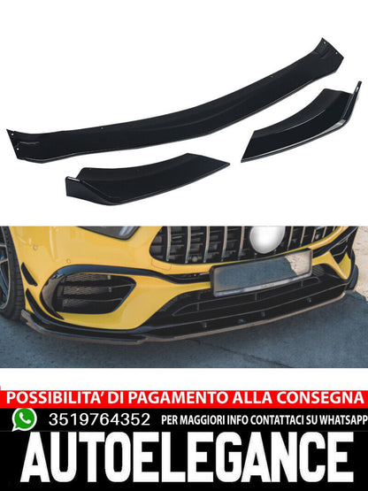 Front Spoiler Lip Suitable For Mercedes A-Class W177 V177 Sedan 