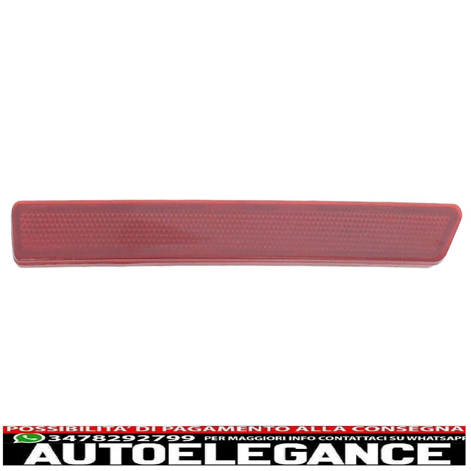 catadiottro rosso adatto a bmw serie 3 f30 (2011-2019) solo evo design paraurti posteriore lato sinistro AUTOELEGANCERICAMBI