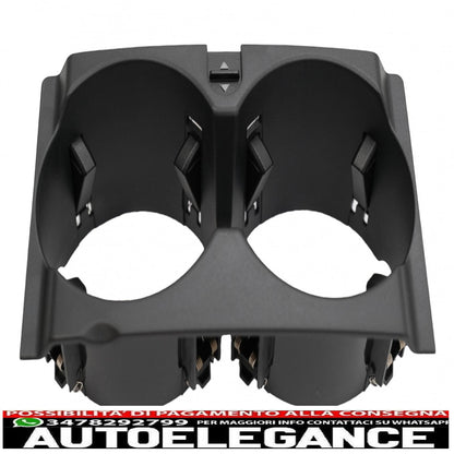 Front cup holder suitable for mercedes e class w212 s212 (2009-2016) black