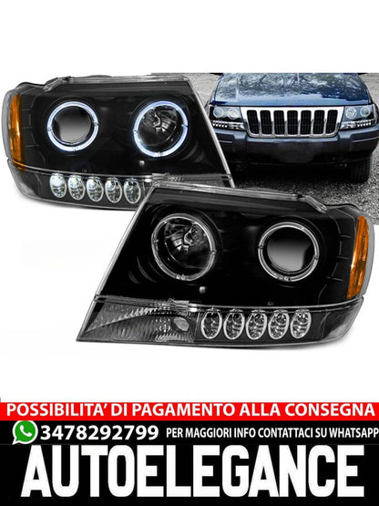 CHRYSLER JEEP GRAND CHEROKEE 99-05.05 ANGEL EYES NERO
