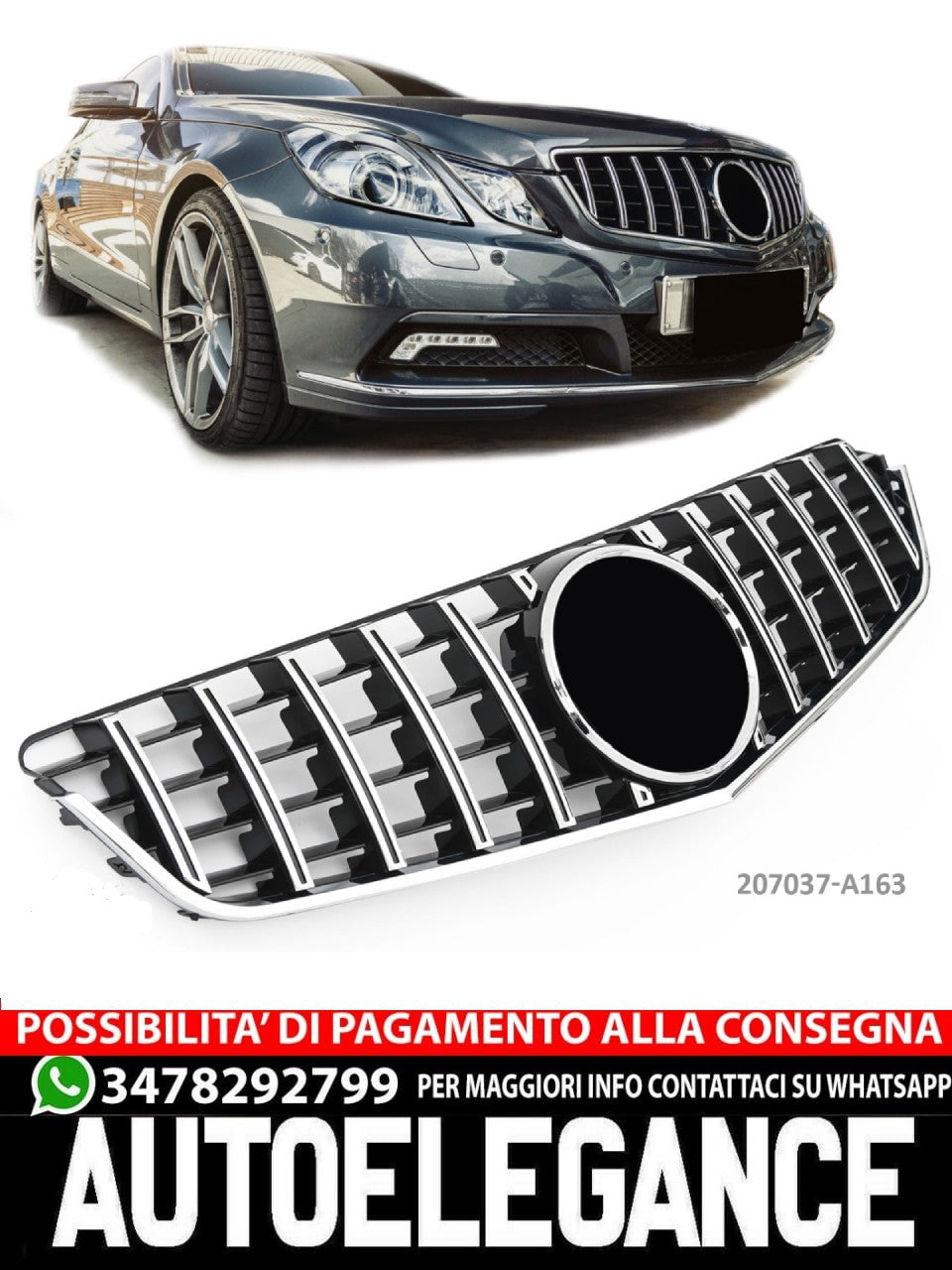 Griglia sportiva per Mercedes W207 PANAMERICANA AMG GT