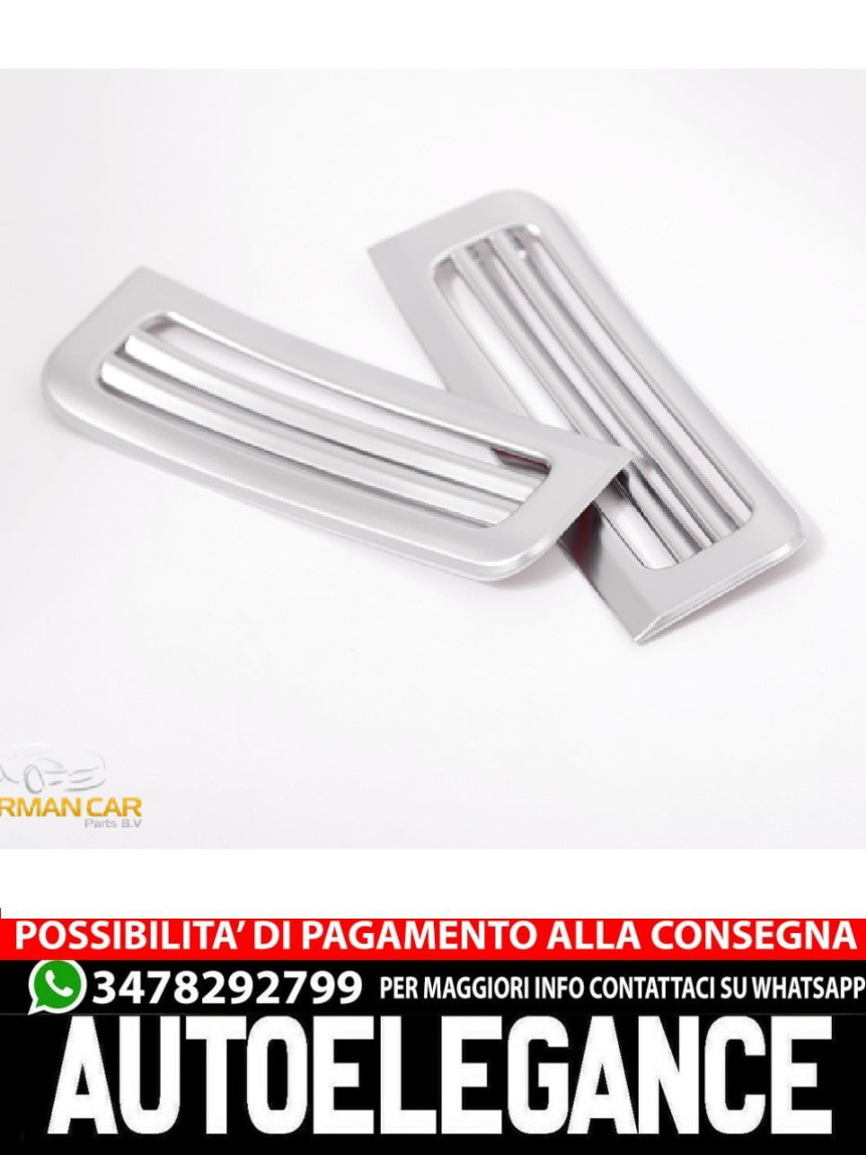 Per Range Rover Evoque telaio cromato mascherina ventilazione salice ad A