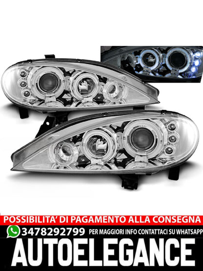 FARI PER RENAULT MEGANE 03.99-10.02 ANGEL EYES CROMATO