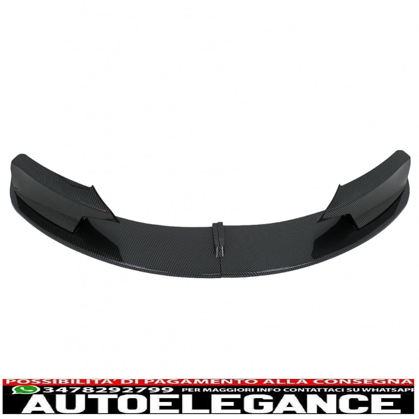 Front bumper spoiler splitter suitable for bmw 3 series f30 f31 (2011-2019) m-performance carbon film covering 