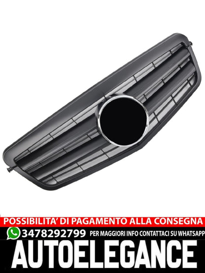 Sports grille for Mercedes W212 S212 E UNTIL 2013 matt black AMG LOOK + LOGO 