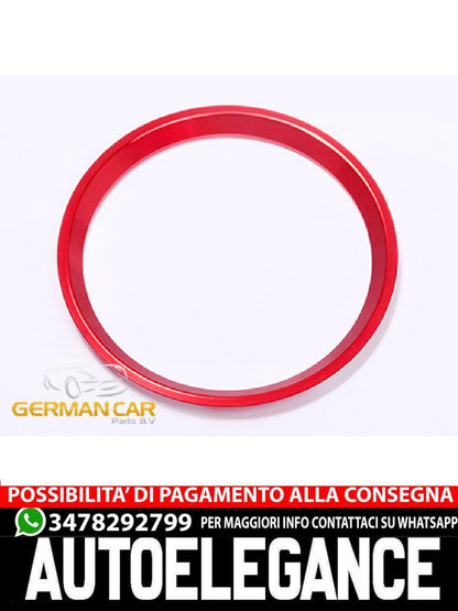 Anello volante per Mercedes A B C CLA GLE GLC 51 mm ROSSO TUNING