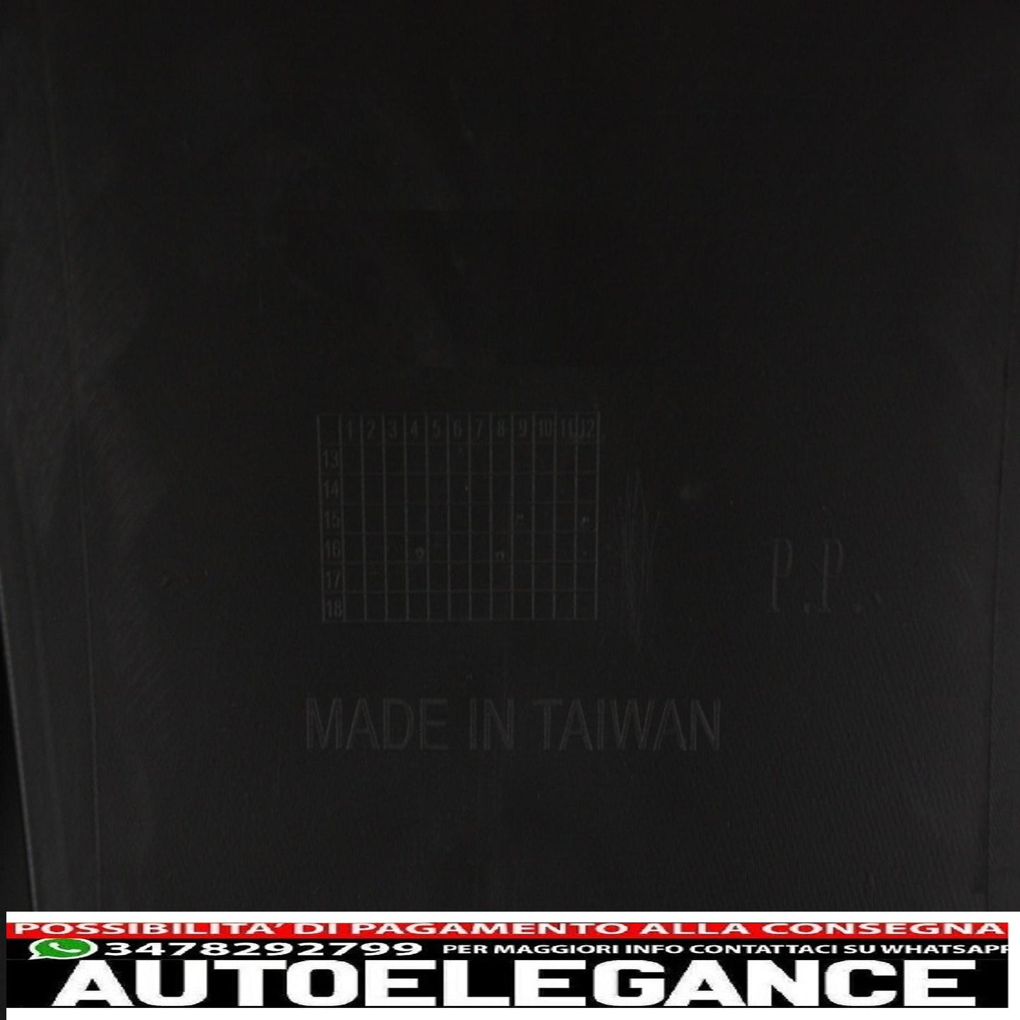 diffusore d'aria a doppia uscita adatto per bmw f10 serie 5 (2011-2017) design m con terminali di scarico nero pianoforte