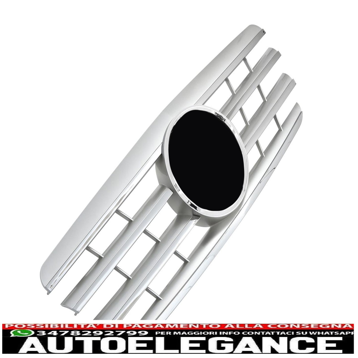 griglia sport griglia radiatore adatto per mercedes w210 s210 e 1999-2002 argento + cromo-mostra il titolo originaletesto originalegrill sport kühlergrill passt für mercedes w210 s210 e 1999-2002 silber + chrom