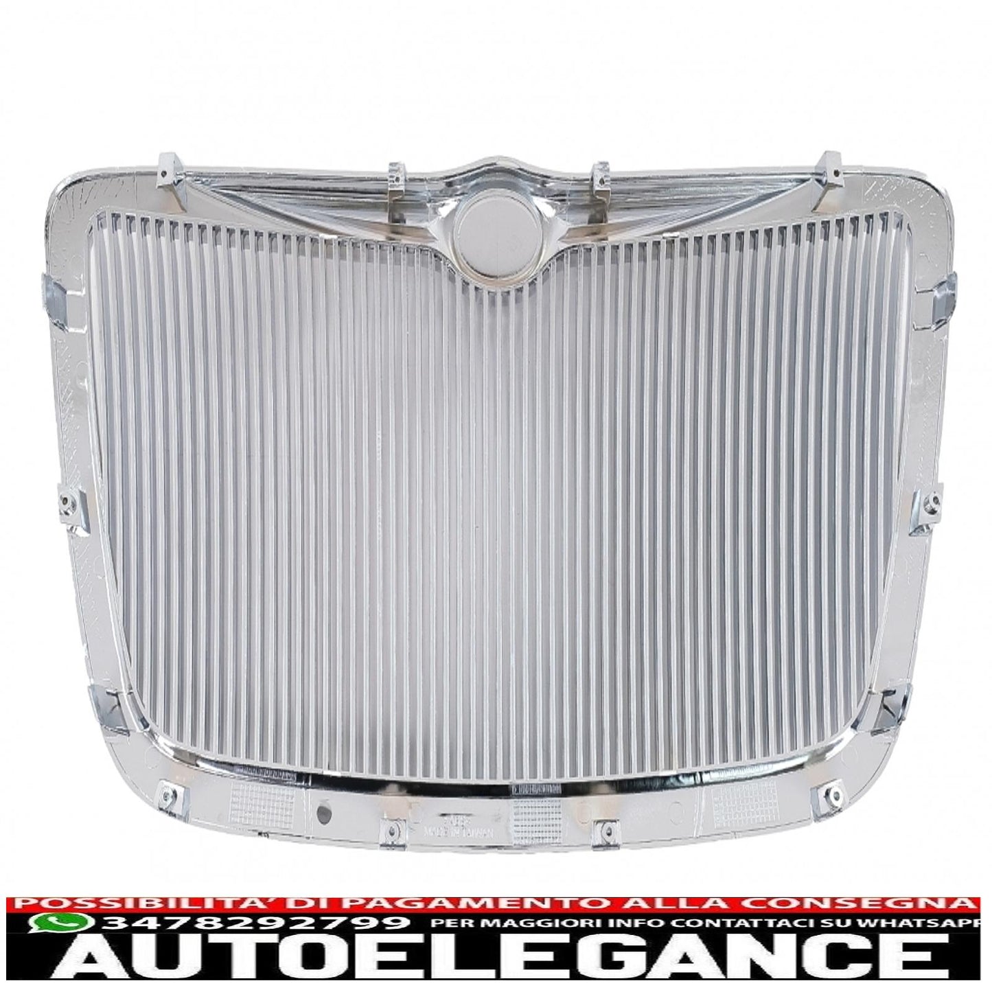 front grille suitable for chrysler 300c sedan avant (2004-2010) vertical chrome edition