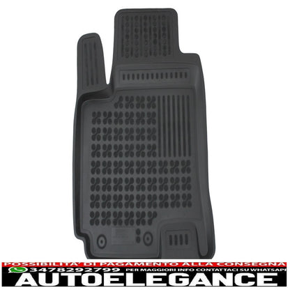 Black rubber mat suitable for Hyundai i20 GB 2014+