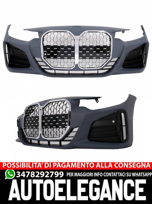 Front Bumper Suitable for BMW 4 Series F32 F33 F36 2013-2017 Chrome Grille 