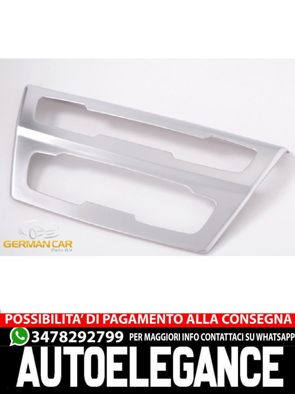 Per BMW X1 F48 pannello telaio cromato radio climatizzatore