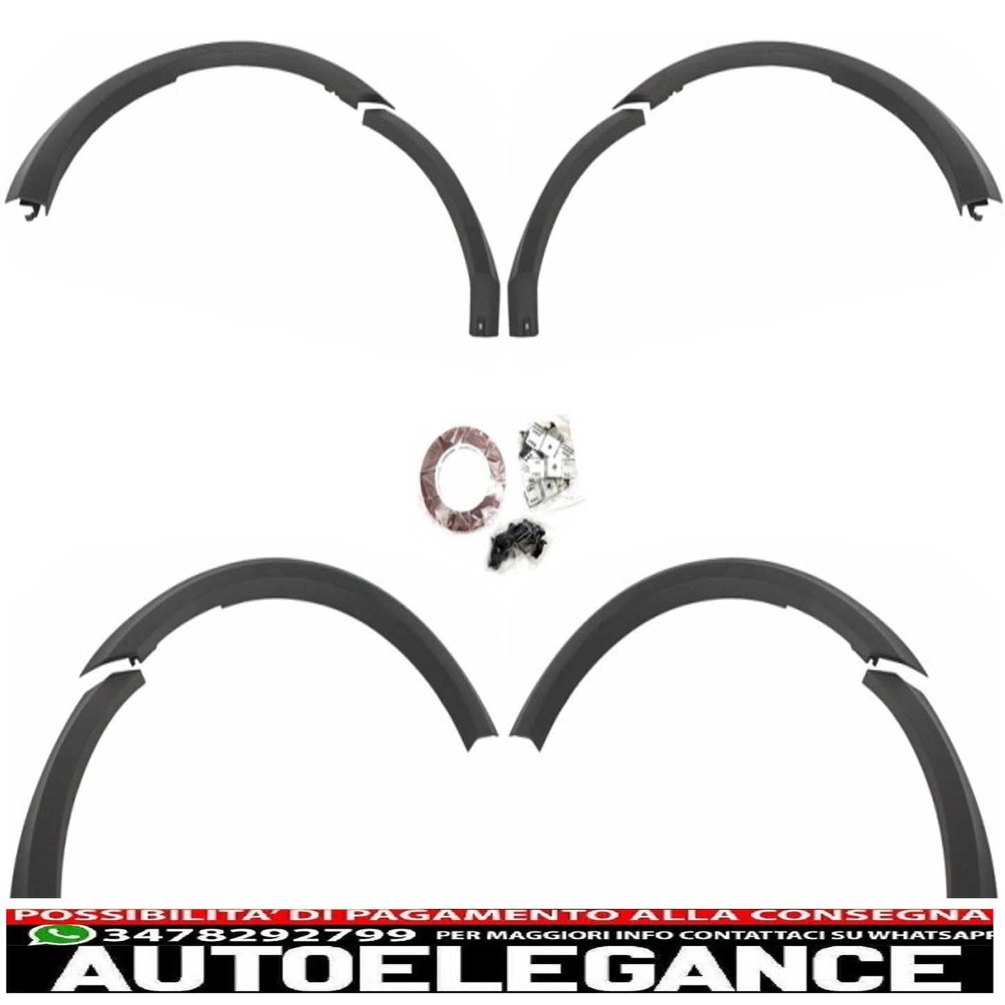 parafanghi passaruota adatti per mercedes w164 ml (2005-2012)