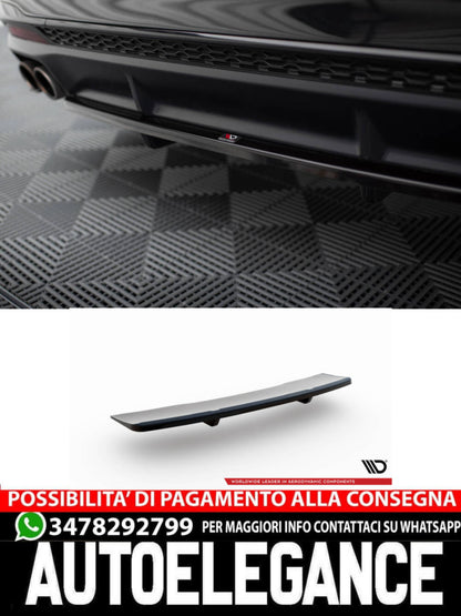 SPLITTER POSTERIORE CENTRALE (CON BARRE VERTICALI) AUDI S4 B9 FACELIFT