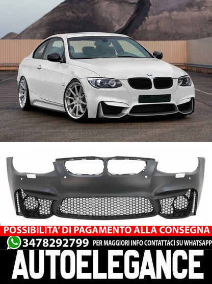Front bumper suitable for BMW 3 Series E92 E93 LCI (2010-2014) Coupe Cabrio look m3 evo