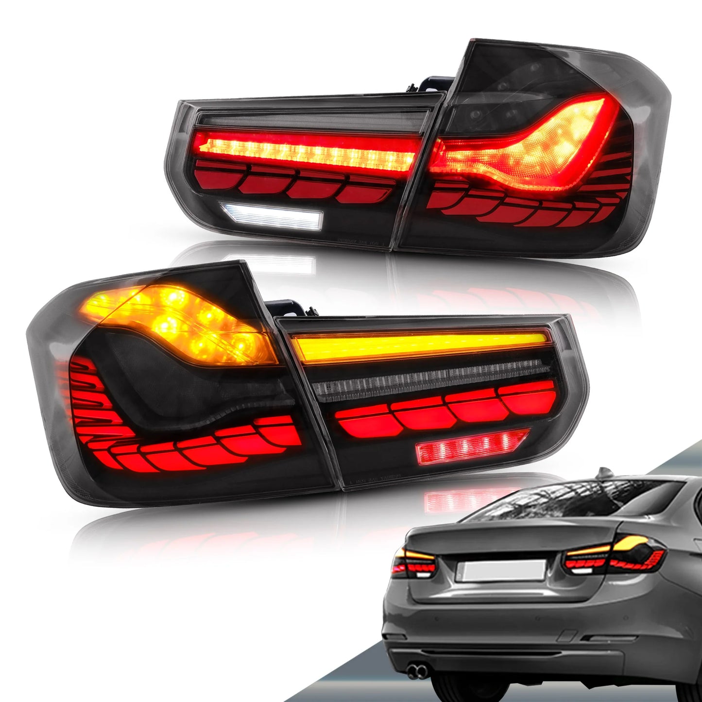 Fanali posteriori a LED completi adatti per BMW Serie 3 2012-2018